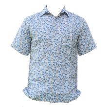 Casual Half Printed Check Shirt For Men