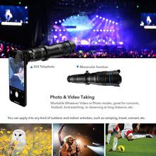 APEXEL 36X Phone Camera Lens Telescope Lens Telephoto Zoom HD Monocular + SelfieTripod With Remote Shutter For All Smartphones