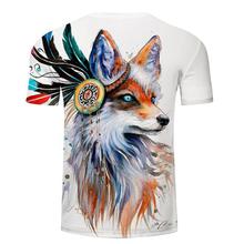 Fox by Pixie cold Arts 3D Print t shirt Men Women tshirt Summer Casual