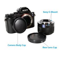 Front Body Cap Rear Lens Cap For Sony E-Mount NEX