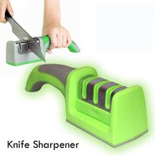 Manual Knife Sharpener Kitchen 3-Stage Knife Sharpening Tool Professional