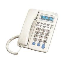 Microtel CID Caller ID Corded Land Line Phone SP-F203 - Snow White