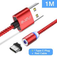 RAXFLY Magnetic Charge For iPhone XS Max XR Cable Magnetic Charger Micro USB Type C Cable Magnet Lightning to USB Charging Wire