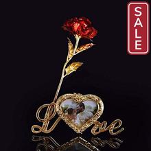 SALE-INTERNATIONAL GIFT Valentine Gift Red Rose and Photo