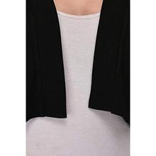 Espresso Women's Polyester Viscose Open Cardigan Shrug