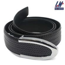 KILOMETER Black Textured Casual Belt For Men - KM516BL