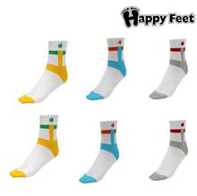 Pack of 3 Pairs of Sports Apple Printed Socks (1005)