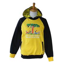 Yellow Kancha Kanchi Printed Hoodie