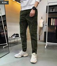 Men Fashion Multi-Pocket Slim Summer Joggers