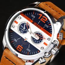 CURREN Watches Men Luxury Brand Army Military Watch Leather Sport