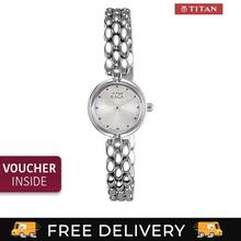 Titan Raga Silver Dial Analog Watch For Women - 2444Sm04