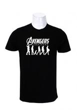 Wosa-Avenger Character Print Blue Tshirt For Men