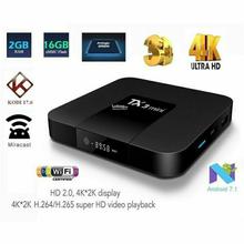 Tx3 Mini Android 7.1 Smart Tv Box Amlogic S905W Quad Core 2G/16G Support 2.4Ghz 64Bits Wifi 4K Hd Set Top Box With Remote Control