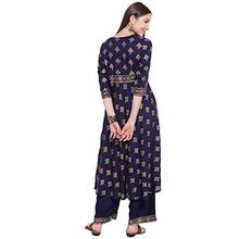 Khushal K Women's Rayon Kurta With Palazzo Set