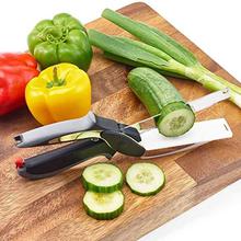 Wazdorf 2-in-1 18/10 Steel Smart Clever Cutter Kitchen Knife