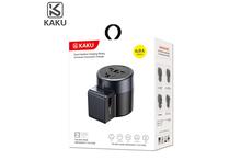 KAKU Travel Adapter Power Adaptor Multi Plugs UK/EU/AUS/US All In One Socket 2 USB Outlet Wall Charger