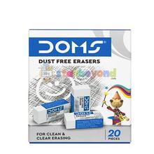 Doms Non-Dust Eraser (Pack of 20)
