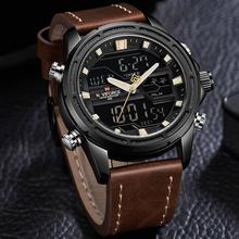 NaviForce Dual Time Luxury Blue/Black Sport Watch (NF9138)
