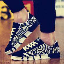 2018 Spring New Men Sneakers Gym Sports Running Shoes Printing Pattern