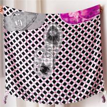 Korean Style Sun Protection Premium Printed Scarves For