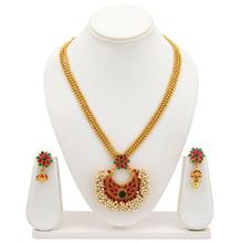 Sukkhi Glimmery Gold Plated Necklace Set for Women