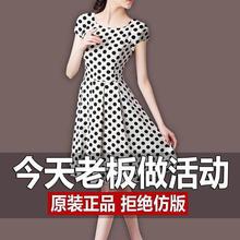 Polka Dot Dress_Summer Fashion Polka Dot Dress Loose Short