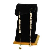 Ampersand Metal Chain Drop Earrings For Women - FY-060633