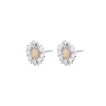 Small daisy earrings_Wanying jewelry small daisy earrings