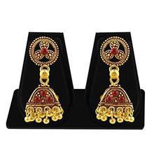 Sukkhi Copper Jhumki Earrings for Women (Golden) (E70506GLDPD150)