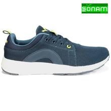 Sonam Gears Dark Blue/Fluorescent Green Training Shoes For Men(YS1708)