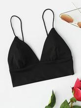 V-neckline Crop Cami Top