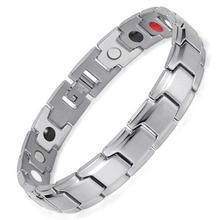 Silver Bio Magnetic Bracelet (Unisex)