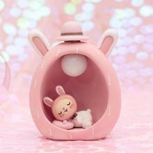 Creative Candy Color Table Light Cute Lamb Home Decor Resin Decoration