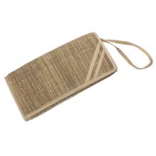 Beige Nettle Wallet For Women