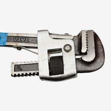 Silver/Blue Tata Agrico Stillson Pipe Wrench 8"