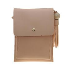 Light Pink Wooden Beads Tassel Women Bag (4706000208003)