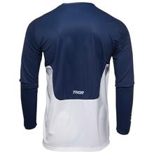 Thor MX Pulse React Navy White Riding Jersey