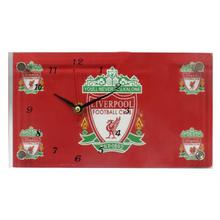 Liverpool Rectangular Table Clock – Red