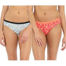 Jockey Printed Pack of 2 Bikini Panties For Women (1525) - Assorted