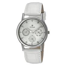 Titan 2557SL01 Analog White Dial Watch For Women