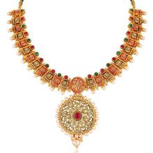 Sukkhi Glimmery Gold Plated Necklace Set for Women