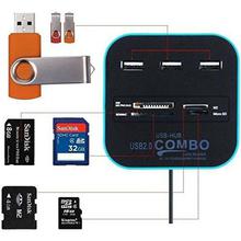 MacNgrid 3 Ports USB Hub Combo 2.0 Micro Card Reader Multi USB