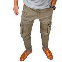 Virjeans Cotton Twill Stretchable (Cargo) Box Joggers Pant (VJC 705)