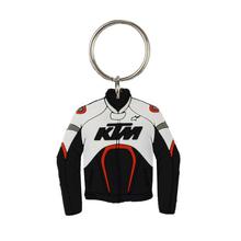 Black/White KTM Jacket Modeled Key Ring