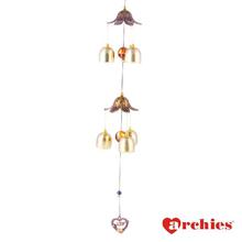ARCHIES Tube Bell Wind Chime with Arrow Heart Home Décor