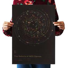 The Nebula of Nes Games Poster Design Wall Decal Home Decor Posters