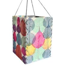 Leaf Patched Hanging Lamp Cover - Multicolored