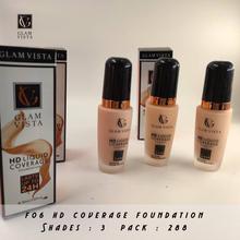 Glam Vista HD Liquid Coverage Foundation 30 ml