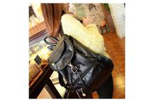 Unicolor Pu Leather Water Repellent Casual Tablet Laptop Classic Backpack