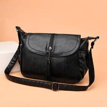 Leather women's bag_new spring 2019 tassel soft leather